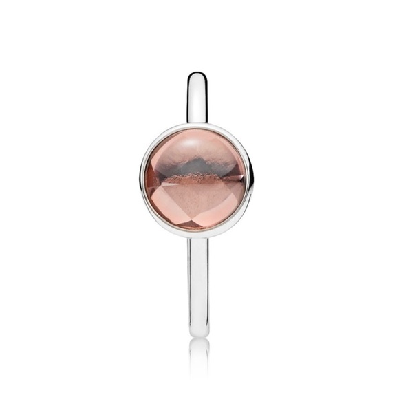 Blush Poetic droplet ring - Picture 2 of 4